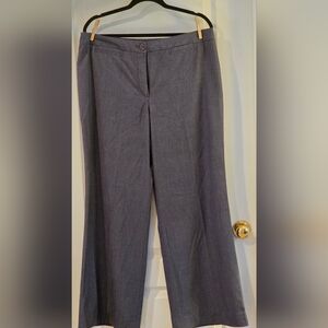 J. Jill Charcoal Wide Leg Pants